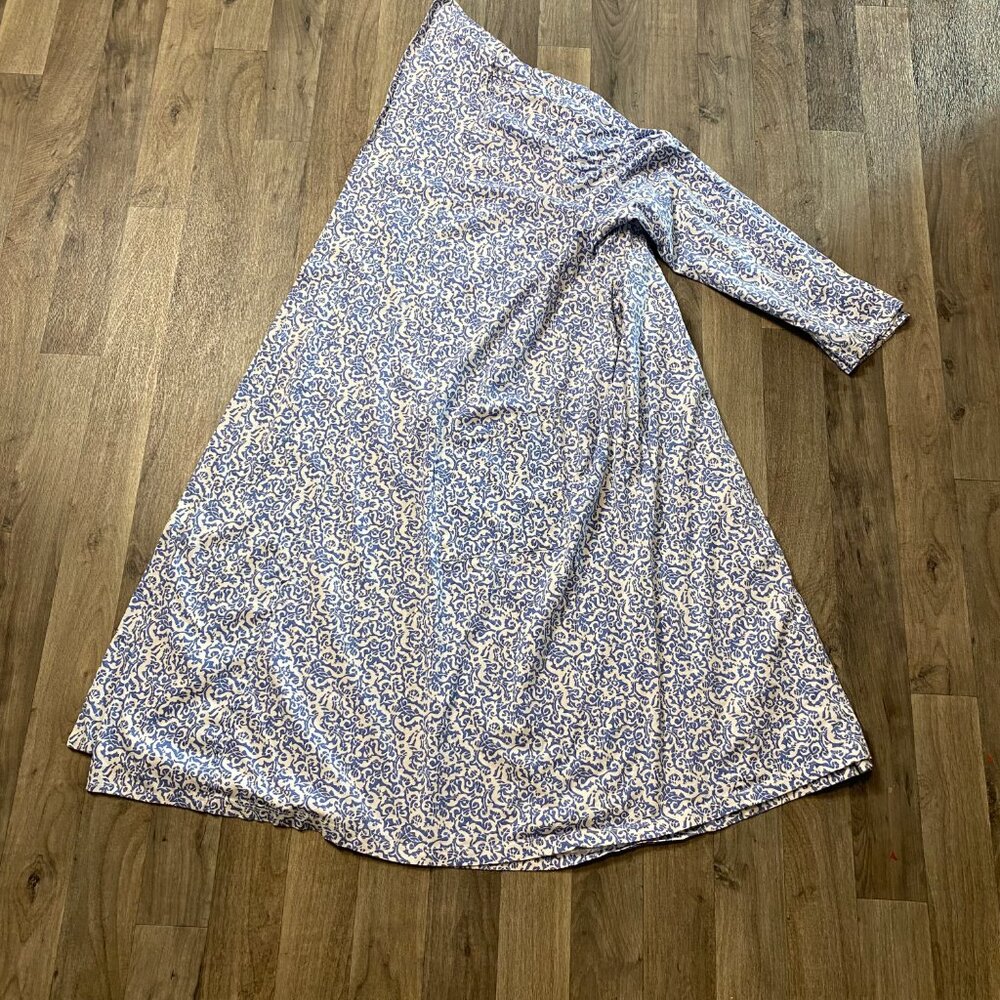 Peruvian Connection Blue Marrakech Robe Cardigan Size XL - Picture 3 of 6